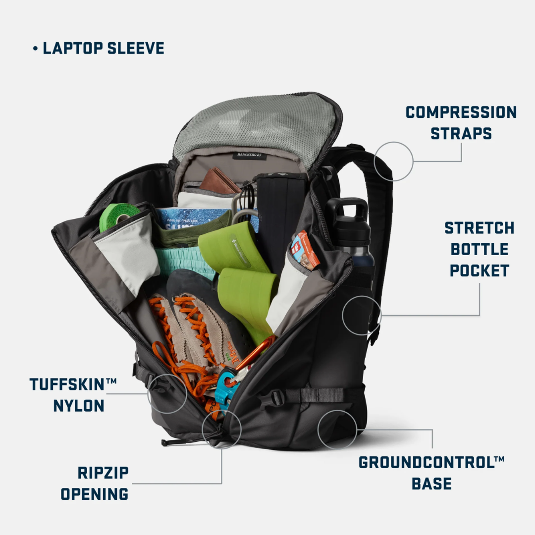 YETI Ranchero 27L Everyday Carry Backpack - Black