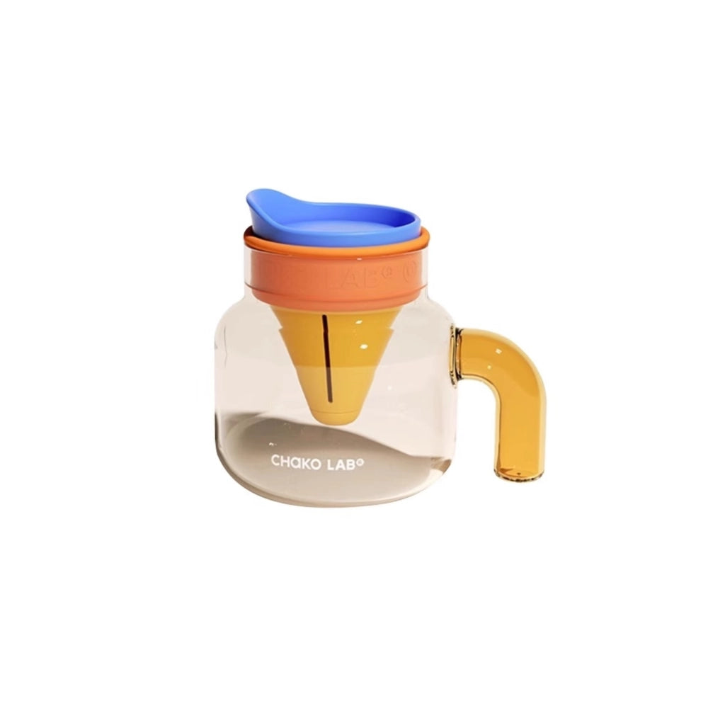 CHAKO LAB Chubby Glass Pot - Orange / Blue-Goritta Works Sdn. Bhd. 202501017603 (1619017-X)