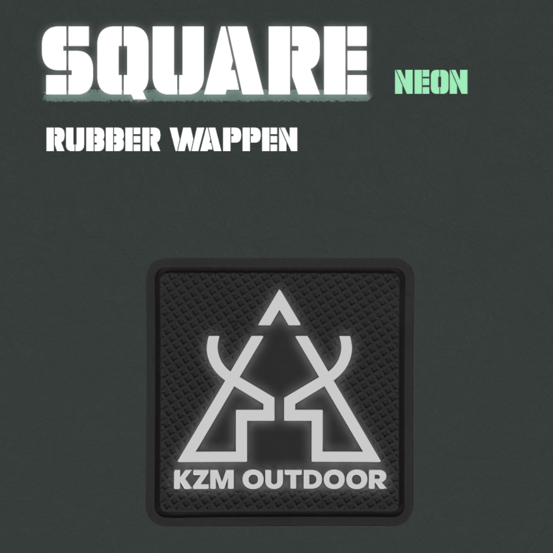 KZM Rubber Wappen - Square/Luminous