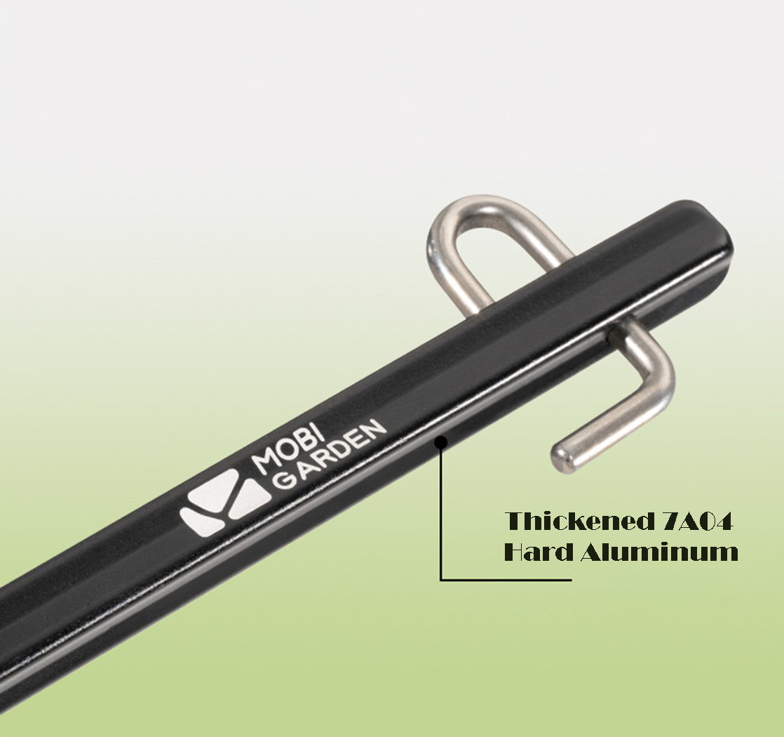 Mobi Garden 7A04 Aluminum Peg 28cm x4-Goritta Works Sdn. Bhd. 202501017603 (1619017-X)