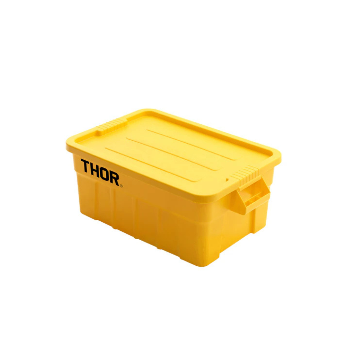 Thor Tote Box With Lid 53L - Yellow