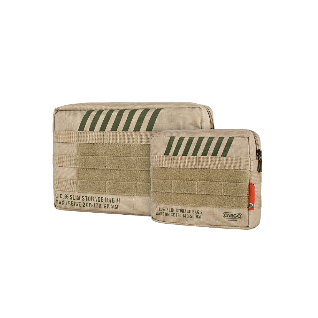 Cargo Container Slim Storage Bag - Beige