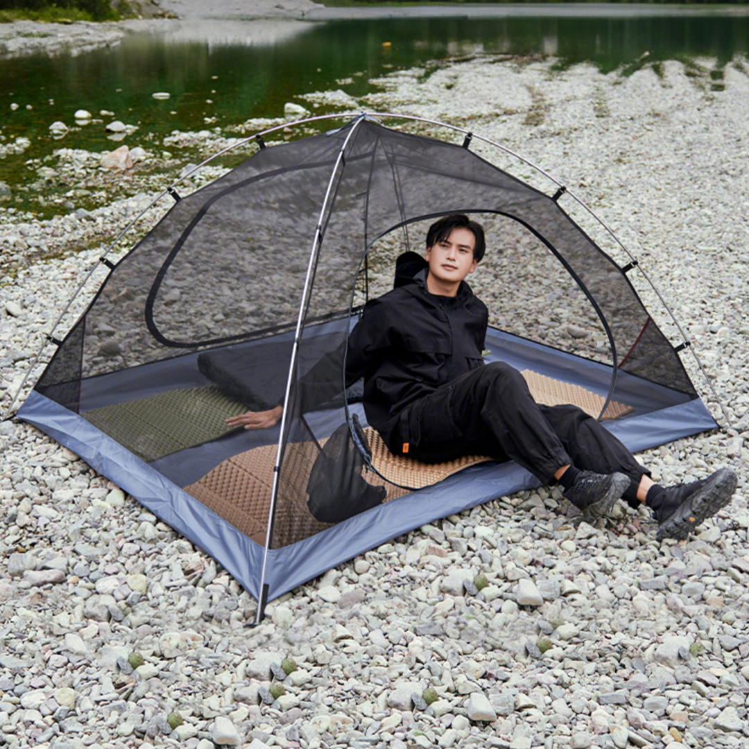 Mobi Garden QR Tent 3-Black Coating - Green