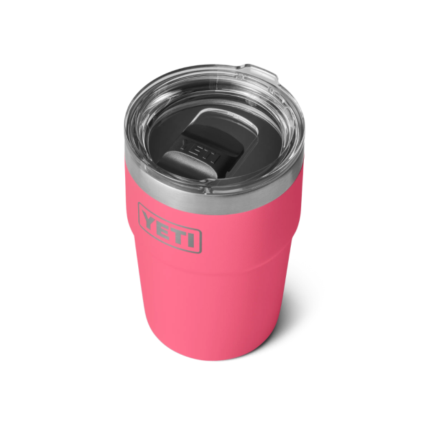 YETI Rambler 16 oz Stackable Cup with MagSlider™ Lid - Tropical Pink
