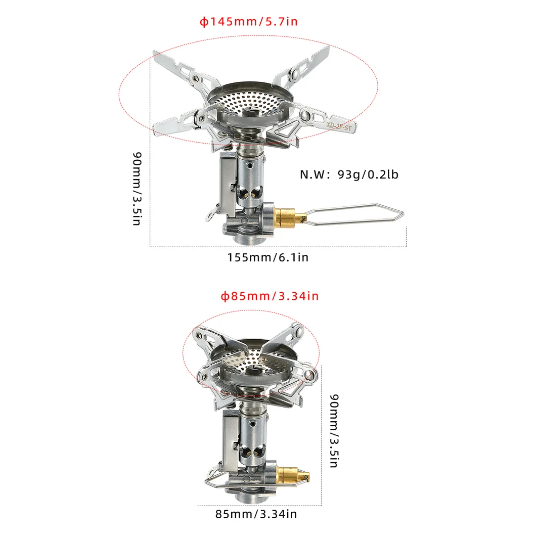 Campingmoon XD-2F Portable Camping Gas Stove