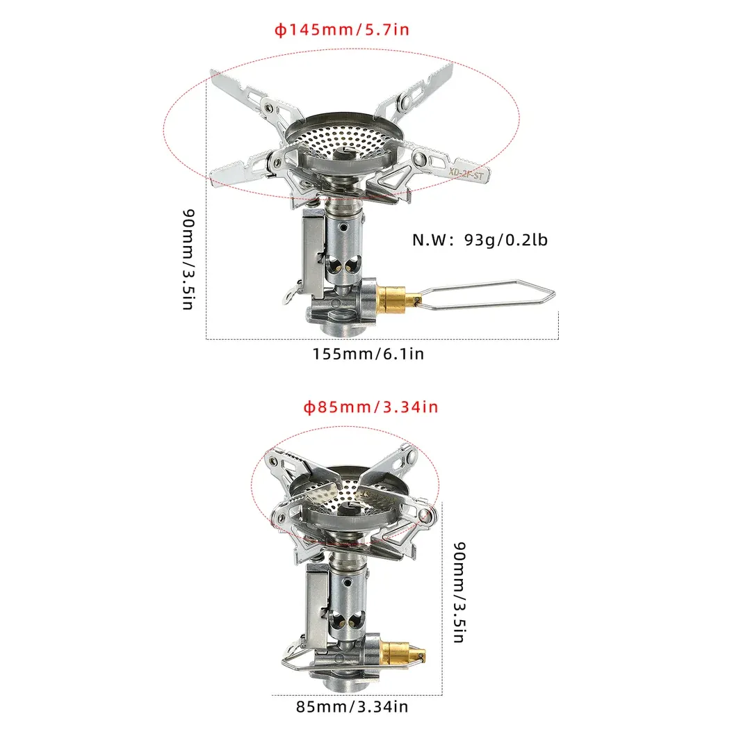 Campingmoon XD-2F Portable Camping Gas Stove