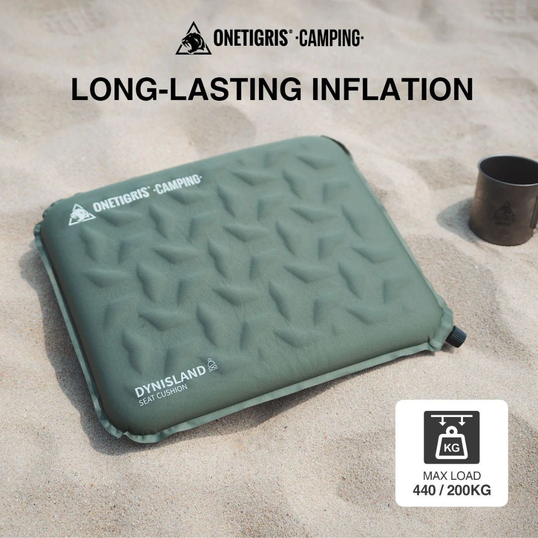 OneTigris Dynisland Self-Inflating Seat Cushion - Green