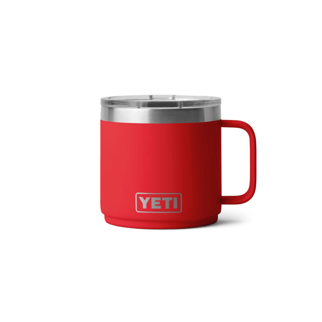 YETI Rambler 14 oz Stackable Mug with DuraSip™ Ceramic Lining - Rescue Red