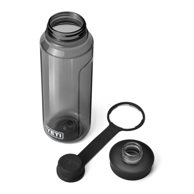 Yonder 34 oz (1L) Water Bottle with Yonder Tether Cap - Charcoal