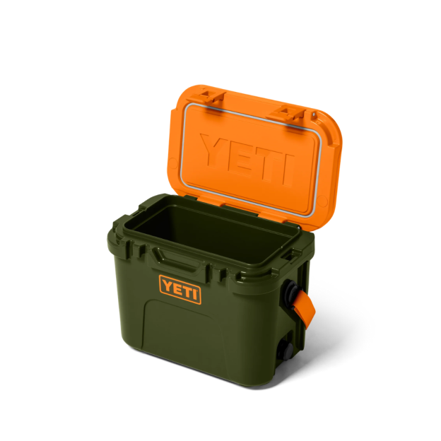 YETI Roadie 15 Hard Cooler - Olive/King Orange