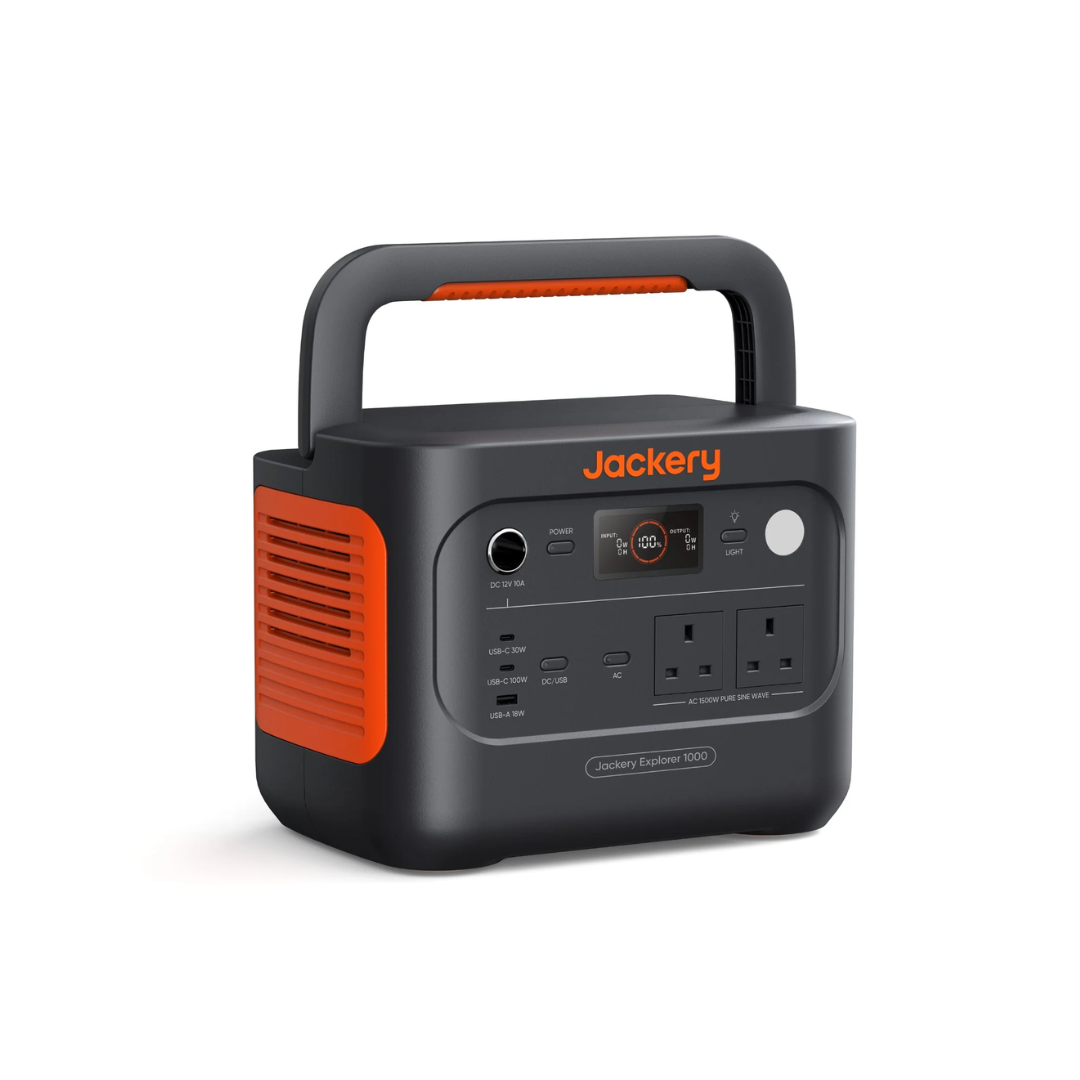 Jackery Explorer 1000 v2 Portable Power Station - 1070Wh, AC 1500W
