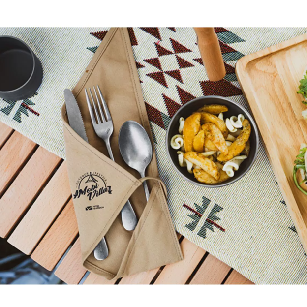 Mobi Garden Premium 304 Stainless Steel Camping Cutlery