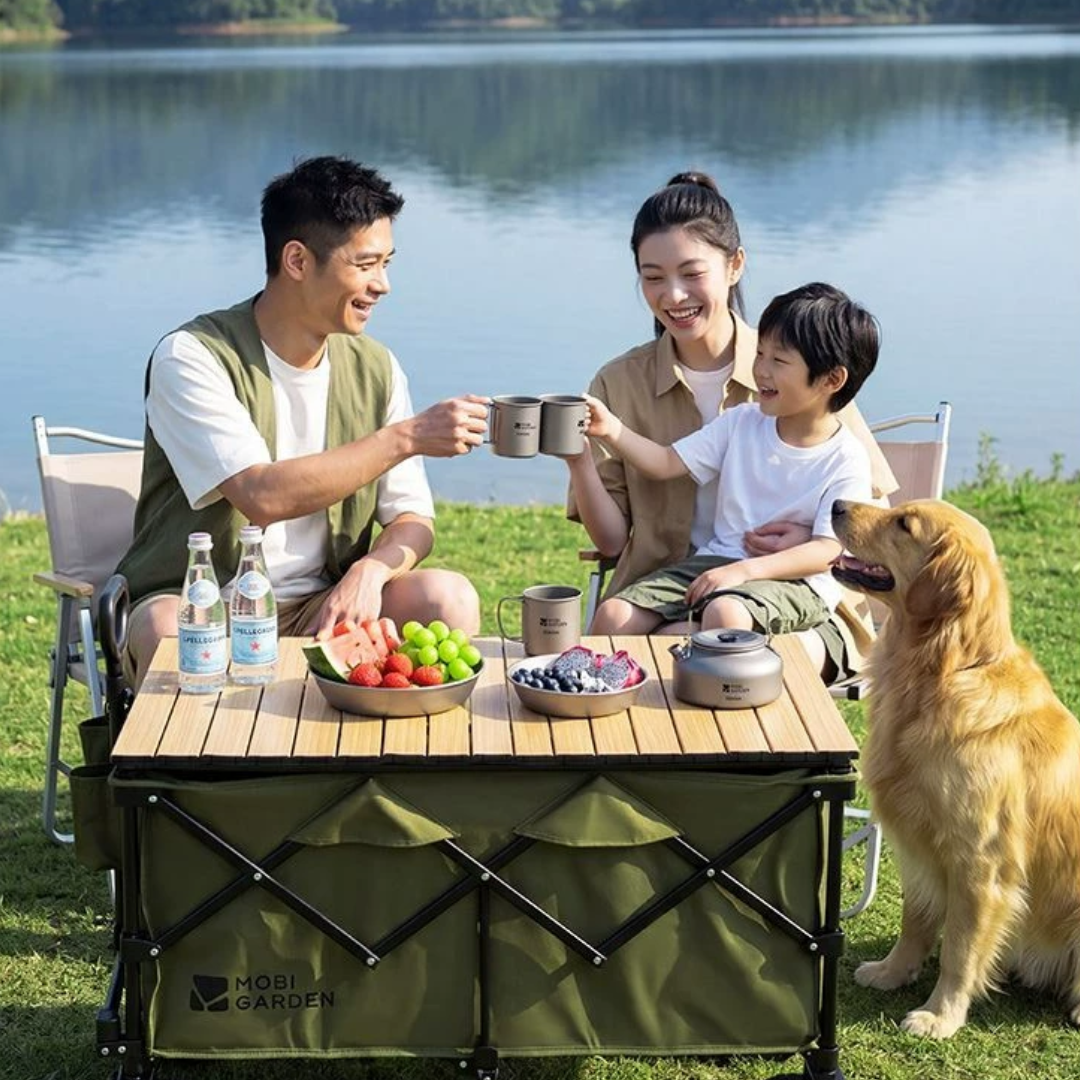 Mobi Garden Cloudy Folding Wagon S2 190 - Black