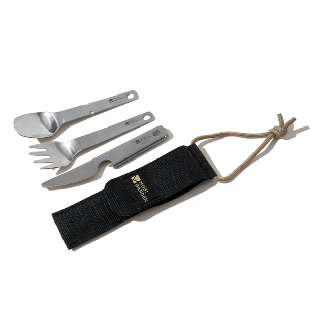 Mobi Garden Feast Titanium Cutlery 3-in-1 set-Goritta Works Sdn. Bhd. 202501017603 (1619017-X)