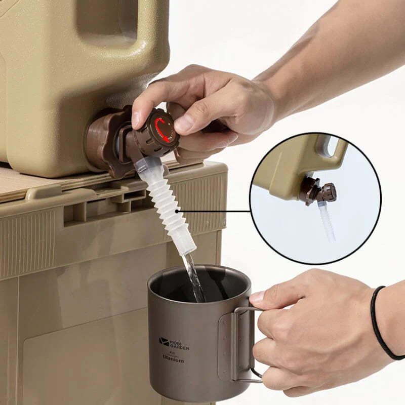 Mobi Garden Mu Ze Portable Bucket 20L - Khaki