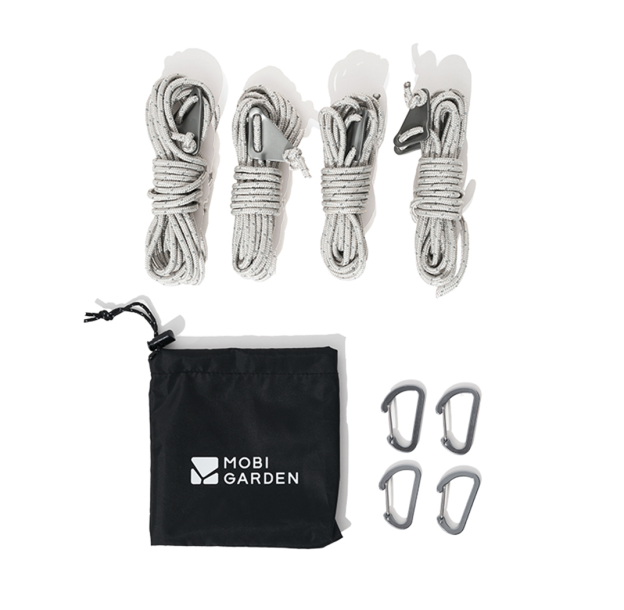 Mobi Garden Guy Rope x4 - Black-Goritta Works Sdn. Bhd. 202501017603 (1619017-X)