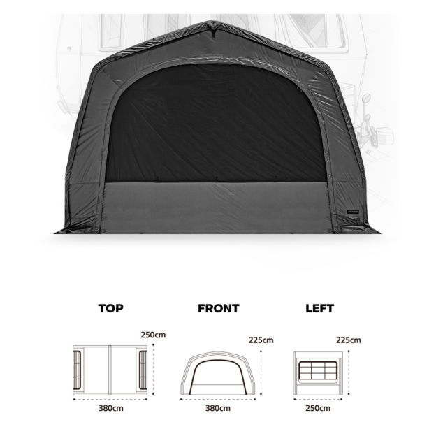 KZM T-250 Vestibution (For T-250 Air Shelter)