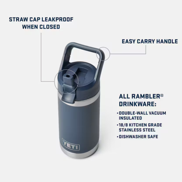 YETI Rambler Jr. 12 oz Kids' Water Bottle - Wetlands Camo