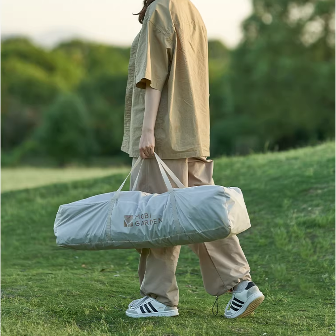 Mobi Garden (Black Coated) Zero Automatic Tent 155 with Tarp 2-3 Persons tent