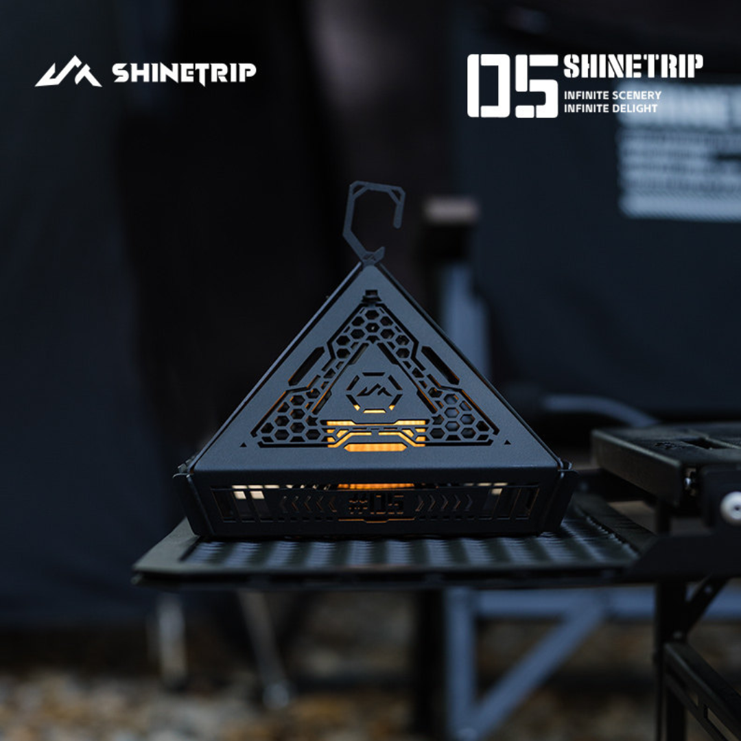ShineTrip 05 Series Pyramid-Shaped Lampshade in Anti-Mosquito - Black