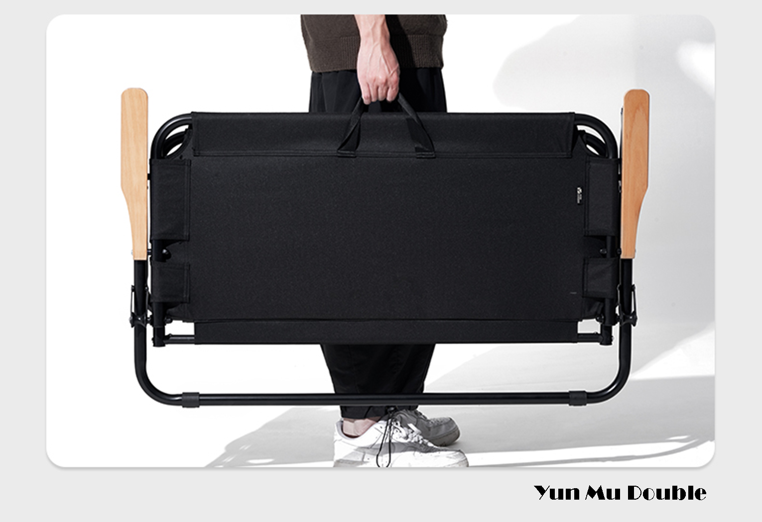 Mobi Garden Yun Mu Double Chair - Black-Goritta Works Sdn. Bhd. 202501017603 (1619017-X)