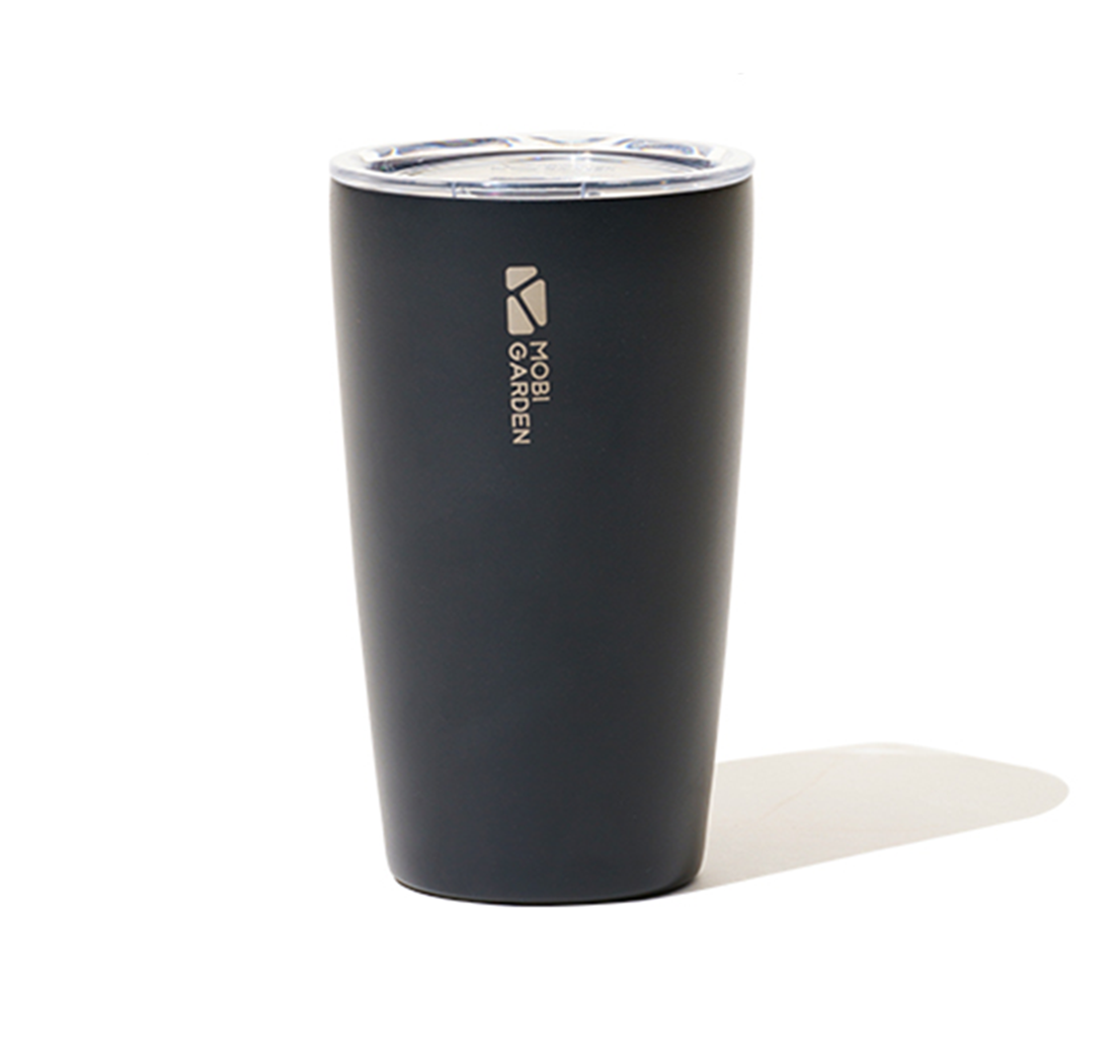 Mobi Garden Coffee Cup 350ML - Black-Goritta Works Sdn. Bhd. 202501017603 (1619017-X)