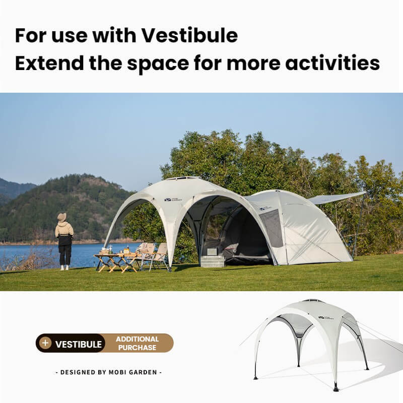 Mobi Garden Back Room Oxford Cloth 4 person tent - Sand-Goritta Works Sdn. Bhd. 202501017603 (1619017-X)