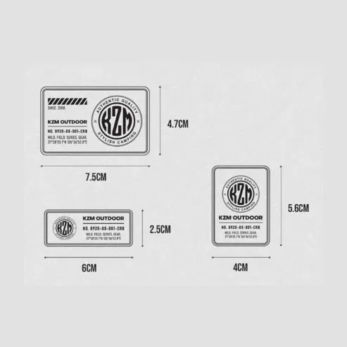 KZM Weaving Wappen 3P Set Field -Tan