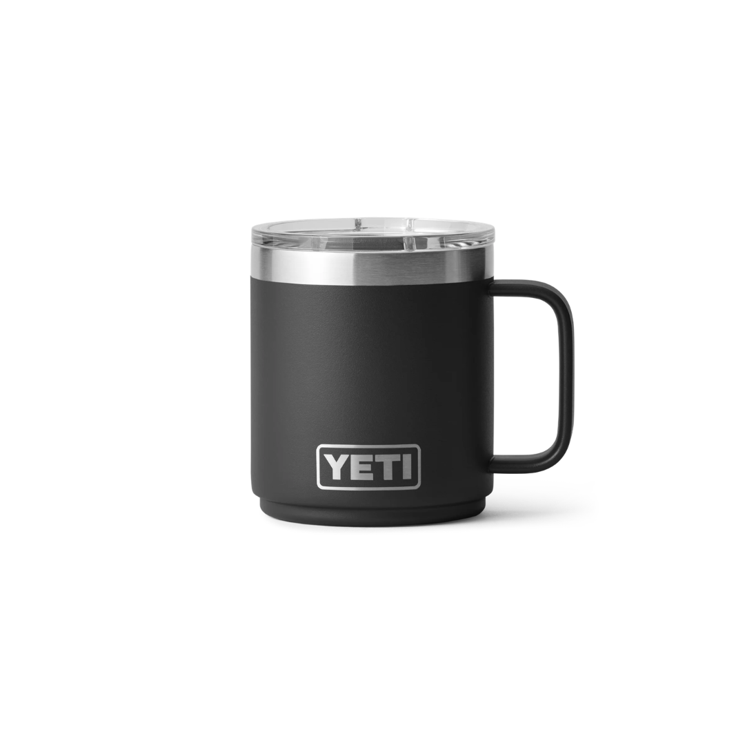 YETI Rambler 10 oz Stackable Mug with DuraSip™ Ceramic Lining - Black