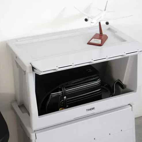 THOR Stacking Shelf Container 50L - Light Gray