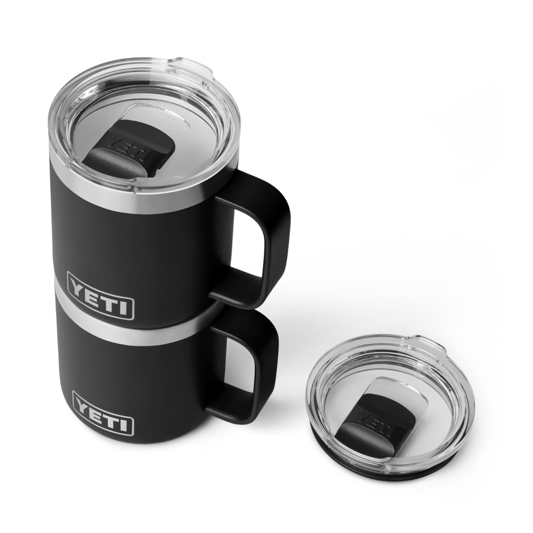 YETI Rambler 10 oz Stackable Mug with DuraSip™ Ceramic Lining - Black
