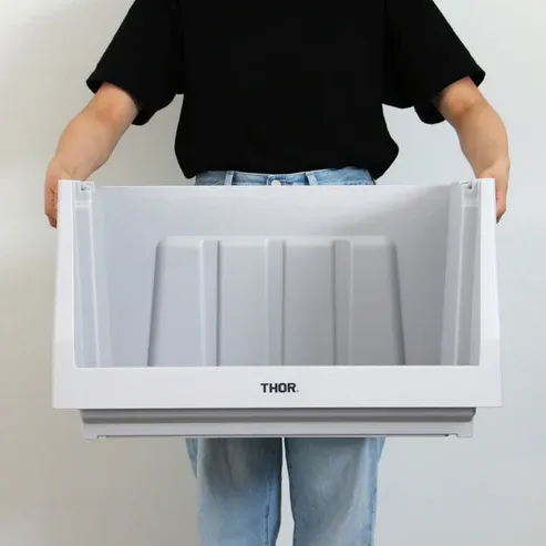 THOR Stacking Shelf Container 50L - Black