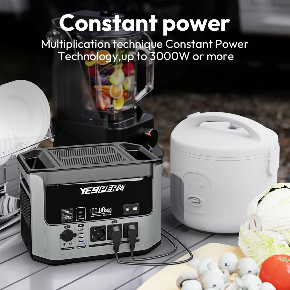 YESPER Portable Power Station PB-58 LIFEPO4 - 1408Wh