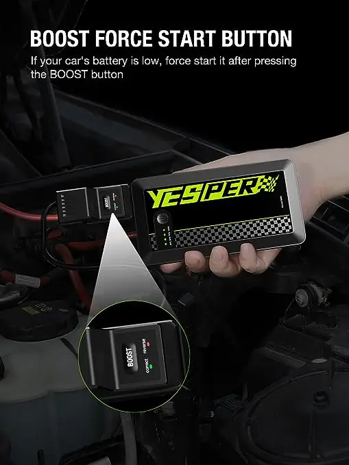 YESPER Armor Mini Multi-function Jump Starter 12V - 8000mAh