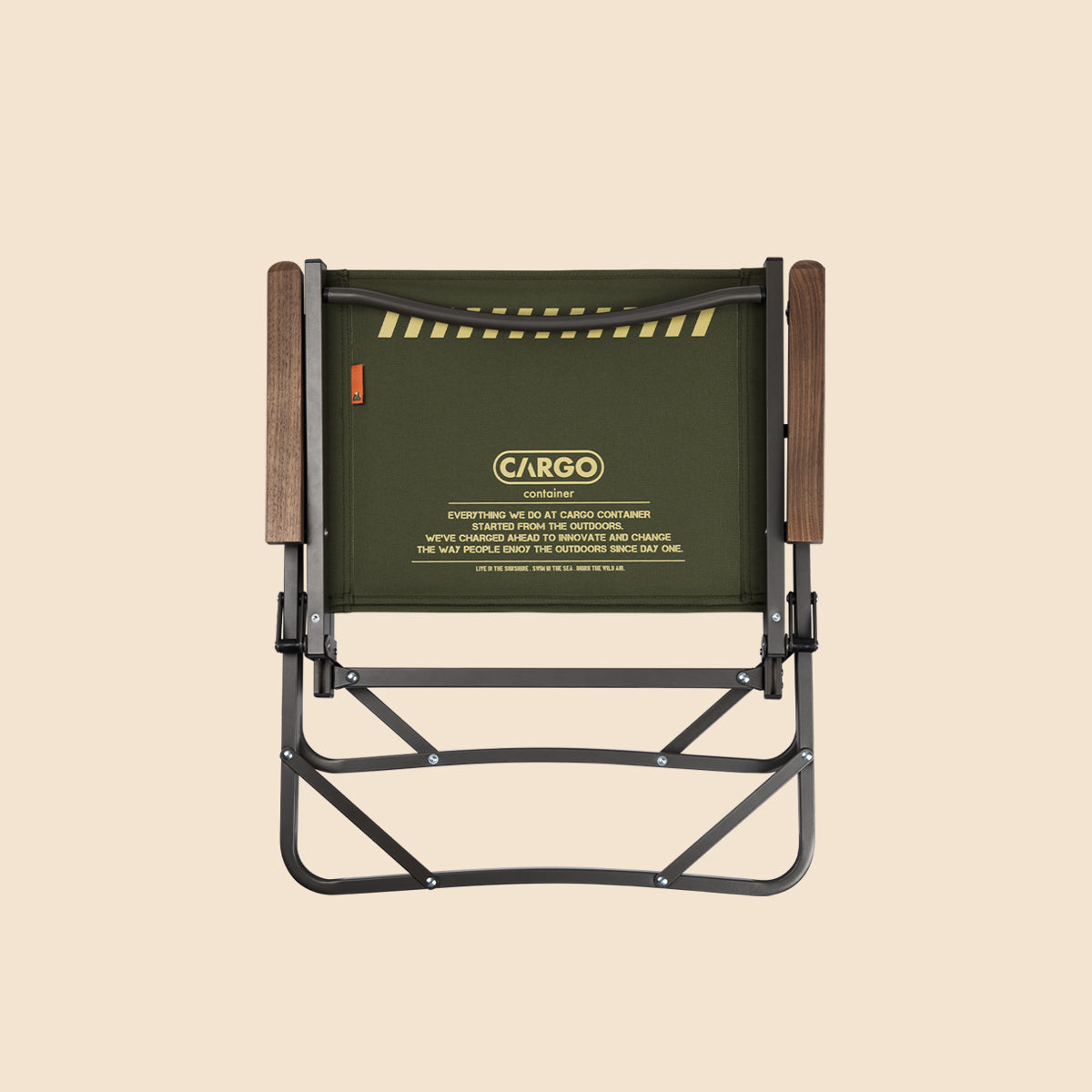 Cargo Container Cosy Folding Chair - Khaki