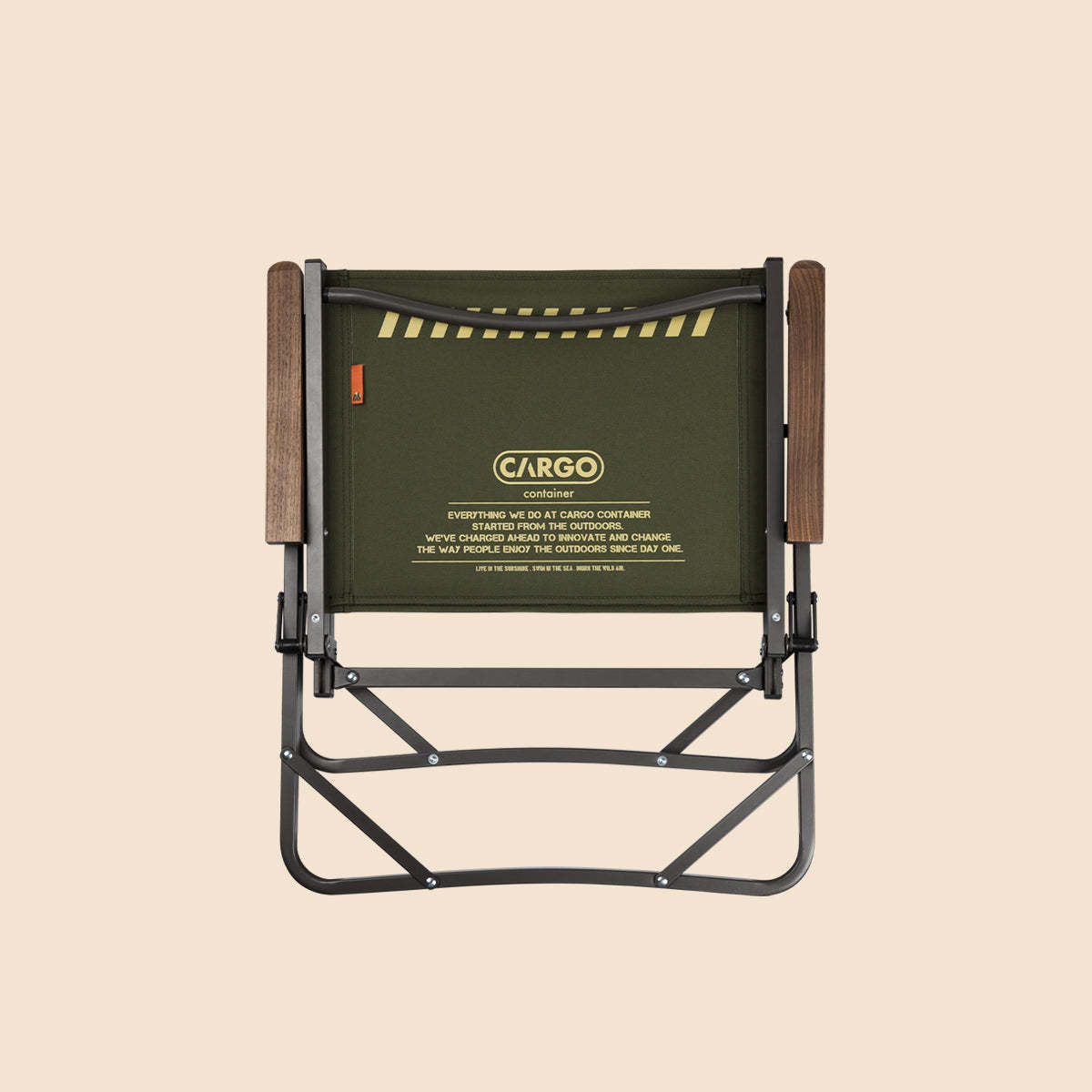 Cargo Container Cosy Folding Chair - Khaki