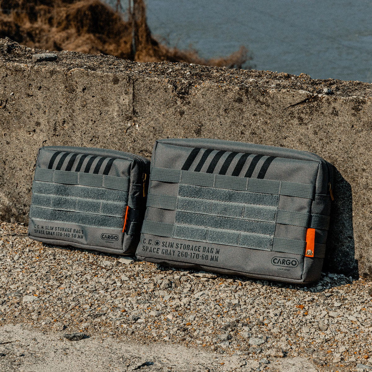 Cargo Container Slim Storage Bag - Black