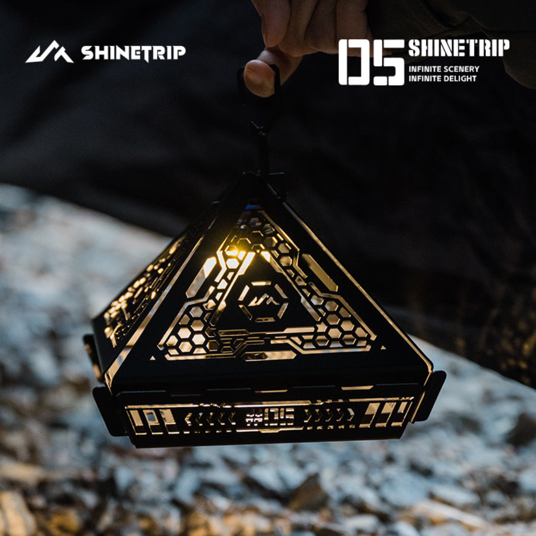 ShineTrip 05 Series Pyramid-Shaped Lampshade in Anti-Mosquito - Black