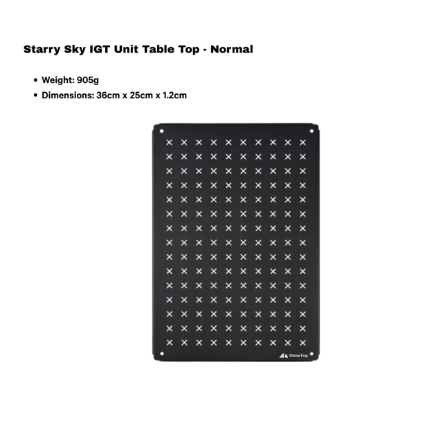 ShineTrip #05 Series Black Mist IGT Table