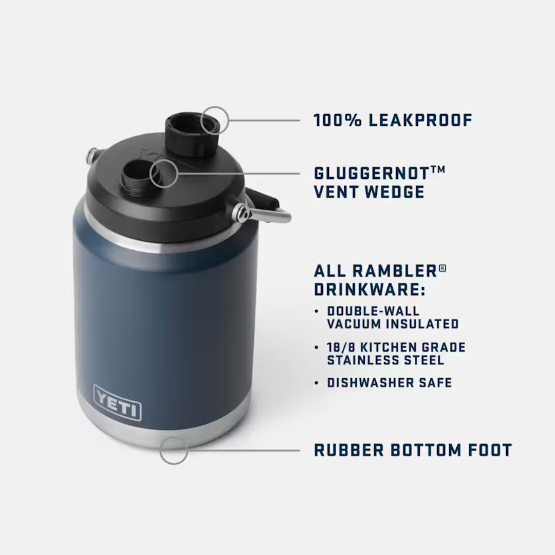 YETI Rambler Haft Gallon Jug 2.0 - Stainless