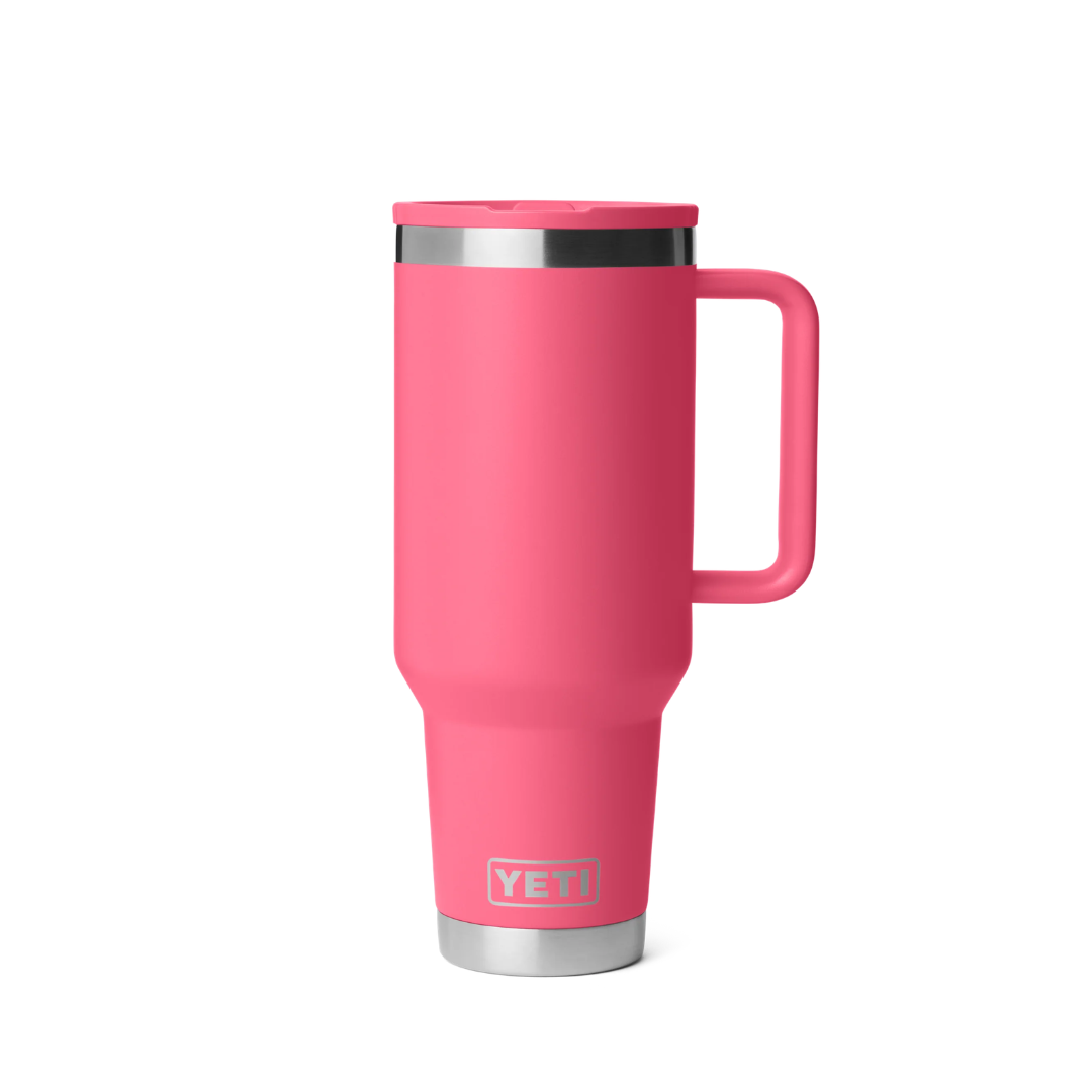 YETI Rambler 40 oz Travel Straw Mug With Color-Matched Straw Lid - Tropical Pink