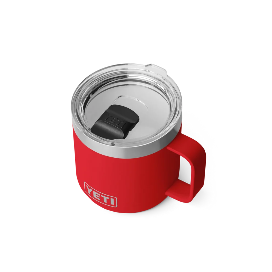 YETI Rambler 14 oz Stackable Mug with DuraSip™ Ceramic Lining - Rescue Red