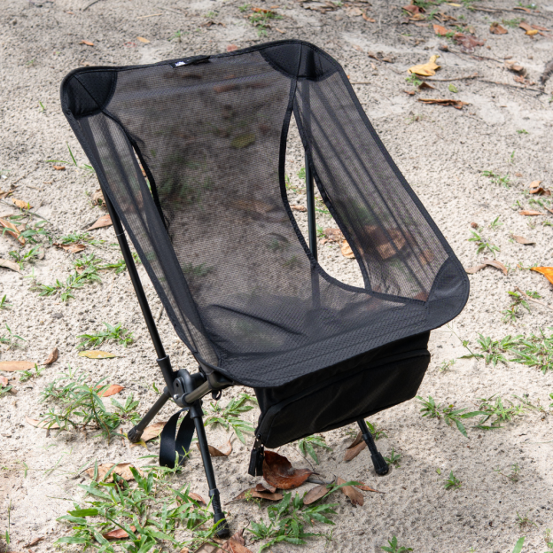 Goritta Works 2-in-1 Lightweight Chair with Trekking Poles - Black