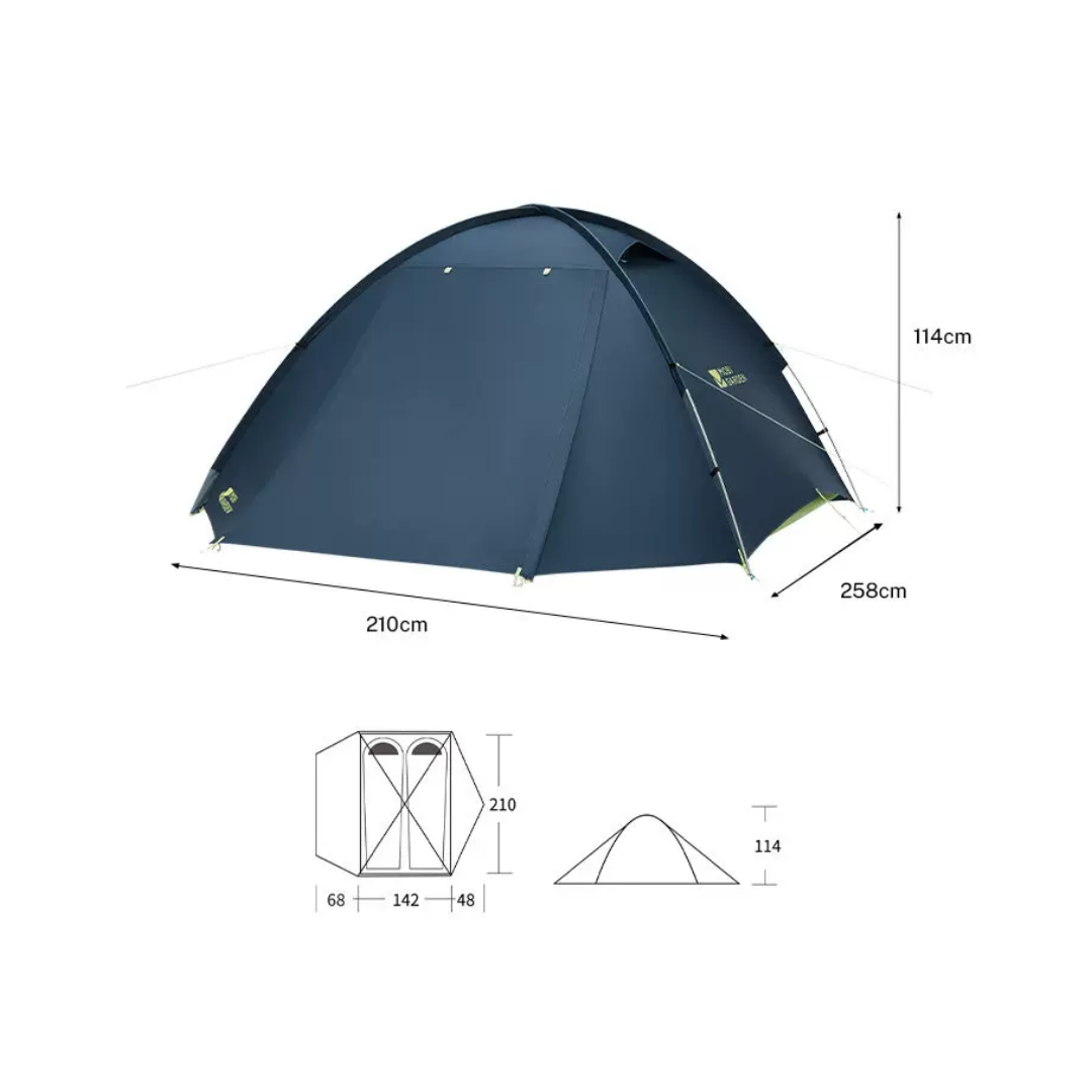 (Upgraded)Mobi Garden QR Tent 2 30D - Blue