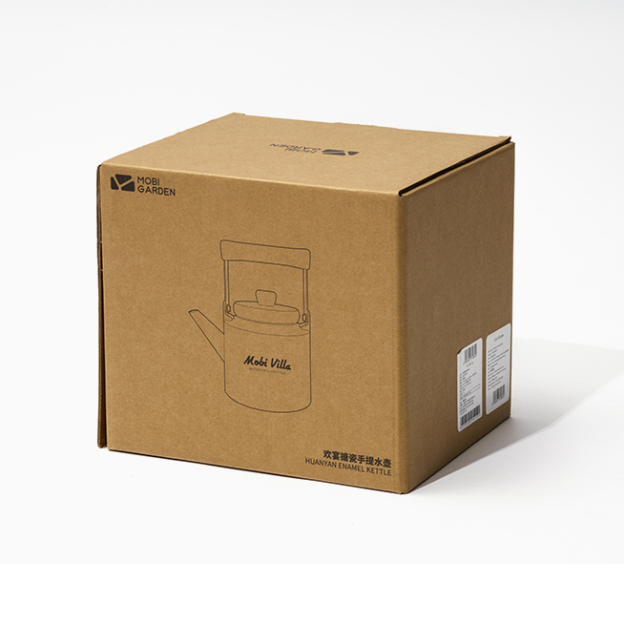 Mobi Garden HY Enamel Kettle 2L -  White