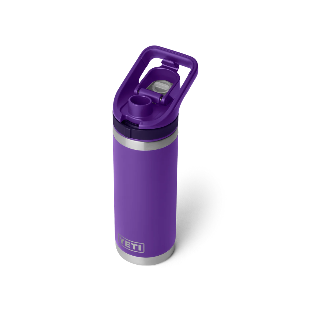 YETI Rambler 18 oz Water Bottle with Color-Matched Flip Chug Cap - Pace Purple