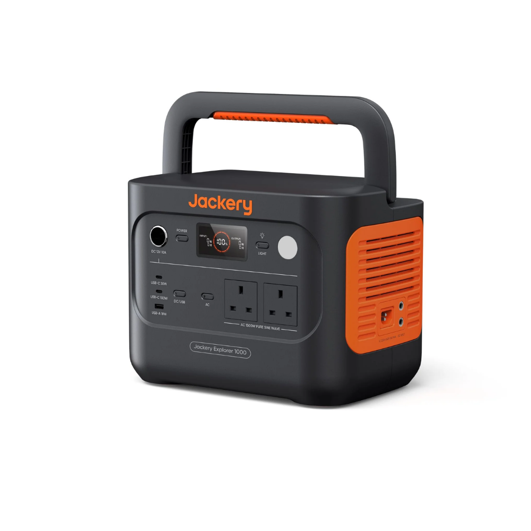 Jackery Explorer 1000 v2 Portable Power Station - 1070Wh, AC 1500W