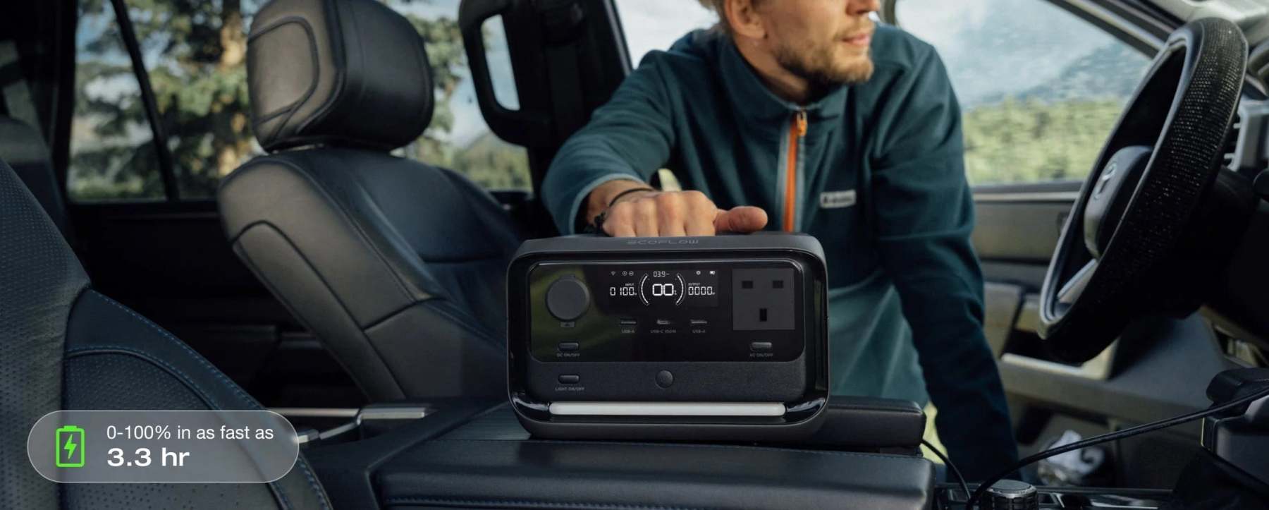 EcoFlow RIVER 3 Max Plus Portable Power Station 858Wh | 1200W