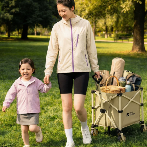 Mobi Garden Cloudy Folding Wagon S60 - Purple