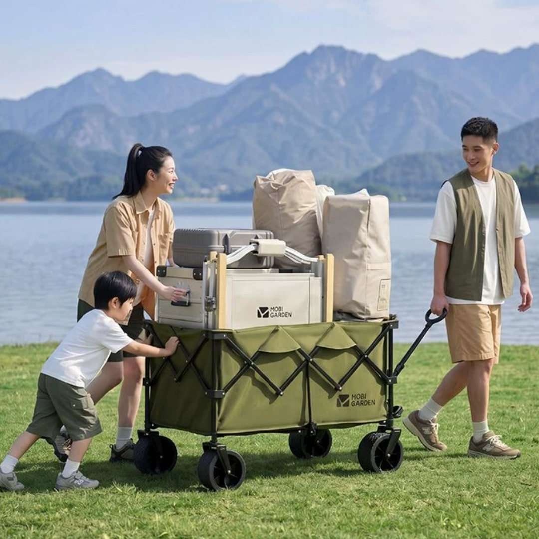 Mobi Garden Cloudy Folding Wagon S2 190 - Black